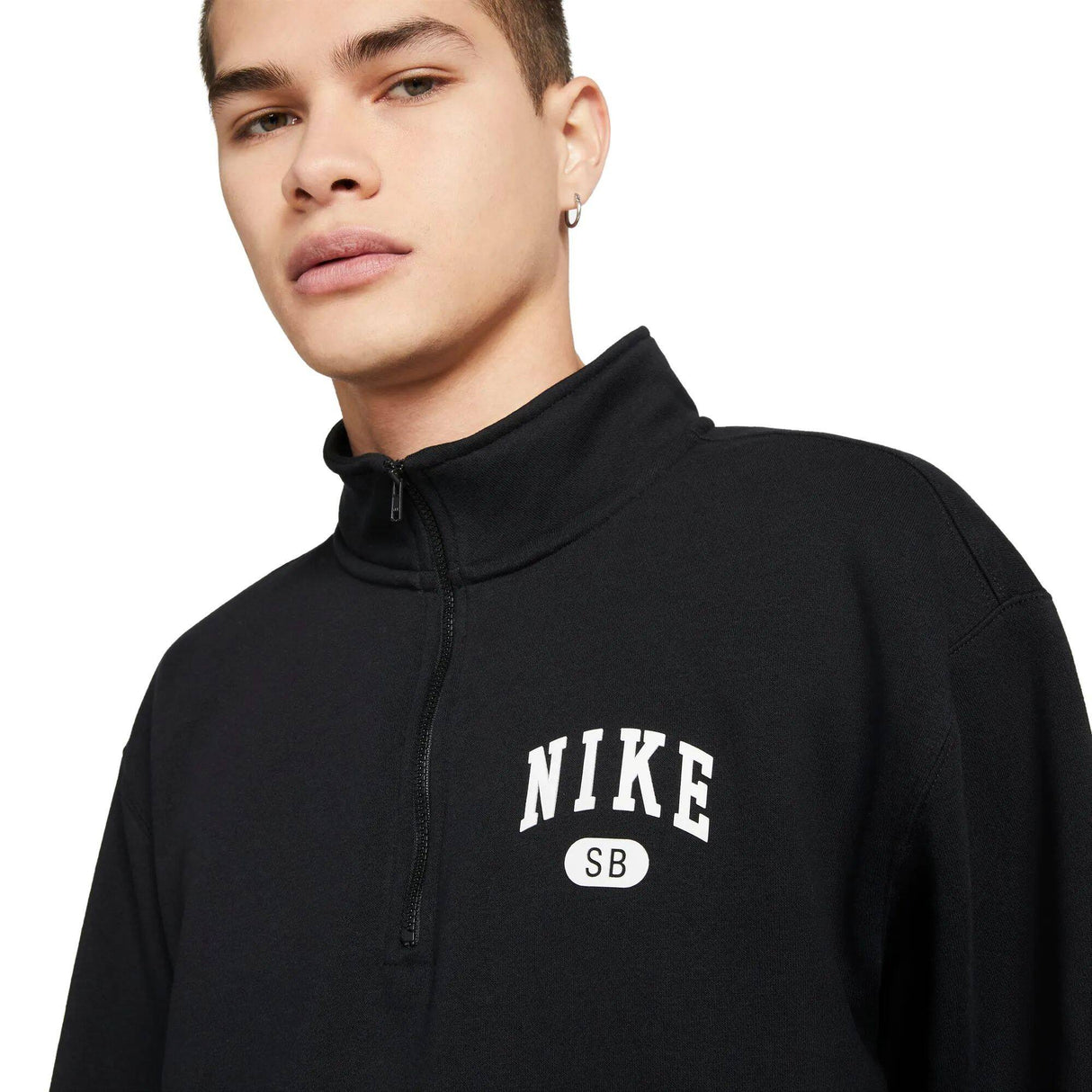 Nike SB Mock Neck Sweater - Black/White