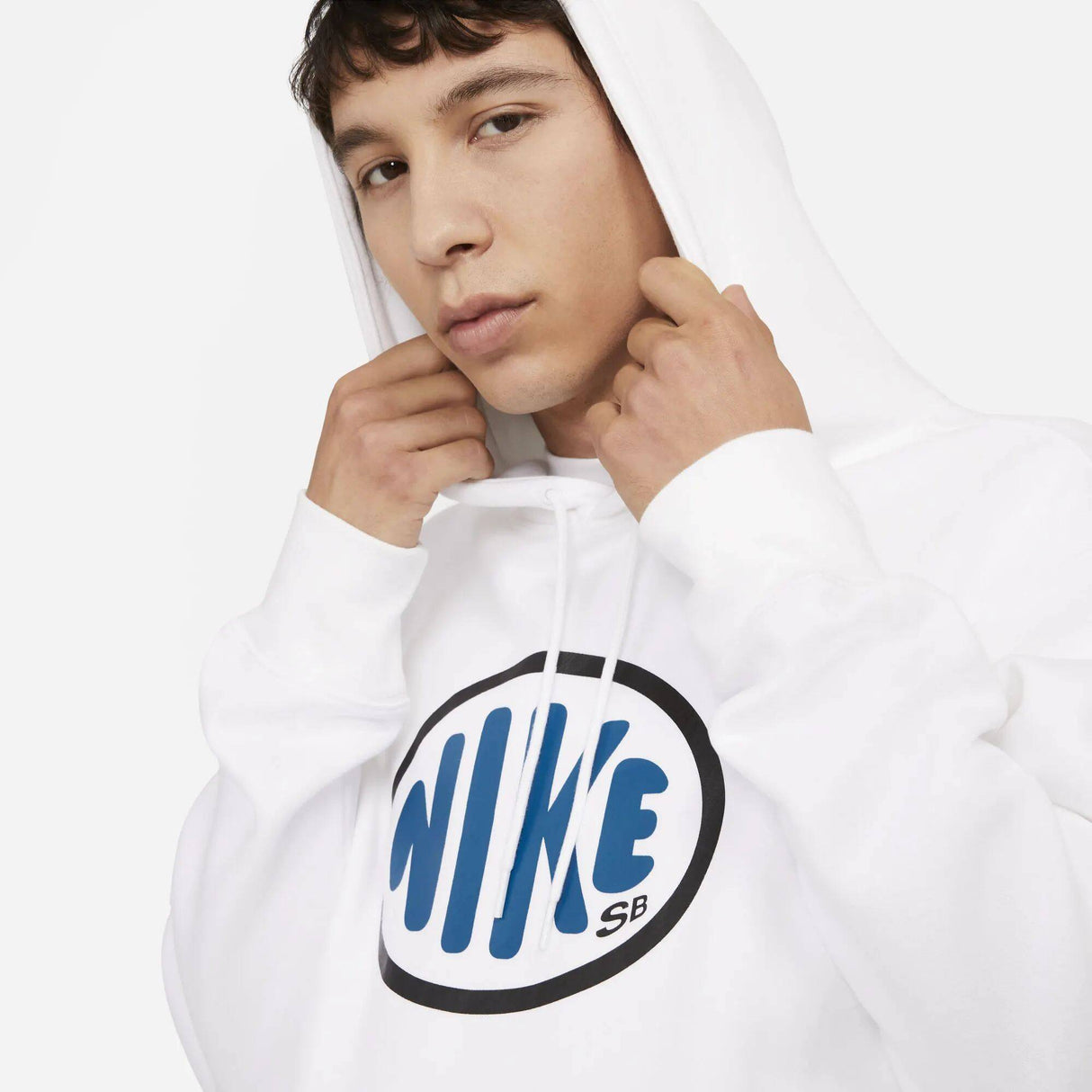 Nike SB Y2K One Off Hoodie - White/Signal Blue