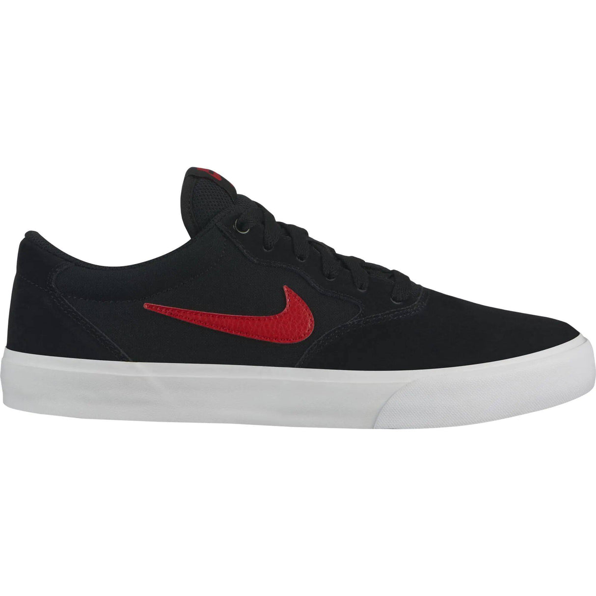 Nike SB Chron Solarsoft Skate Shoes - Black/University Red