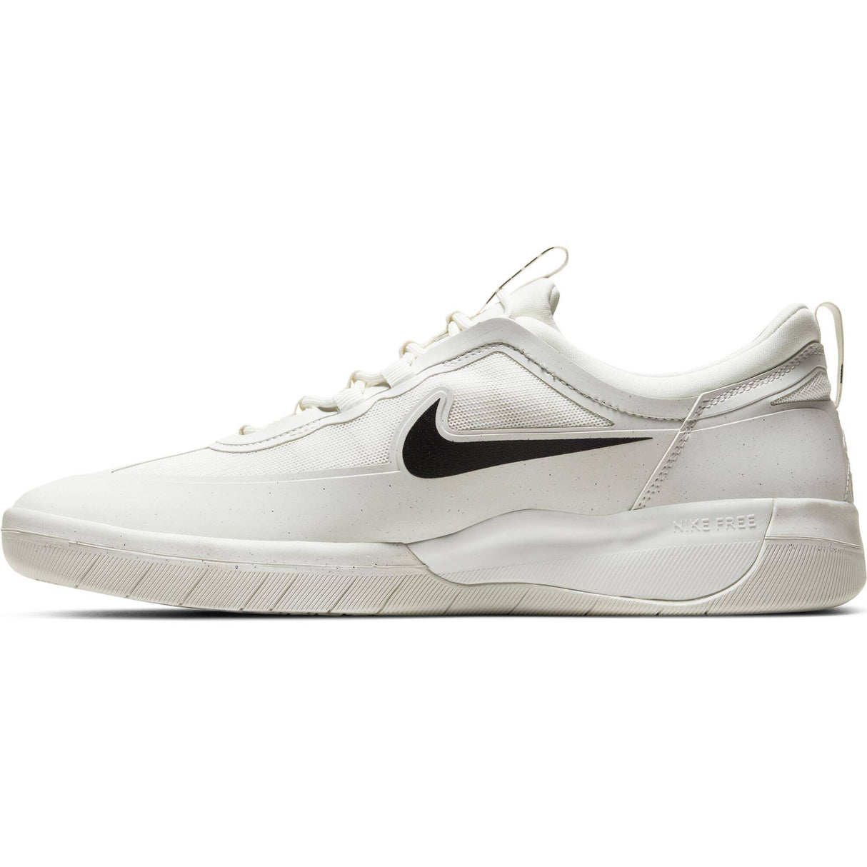 Nike SB Nyjah Free 2.0 Skate Shoes - Summit White/Black-Summit White