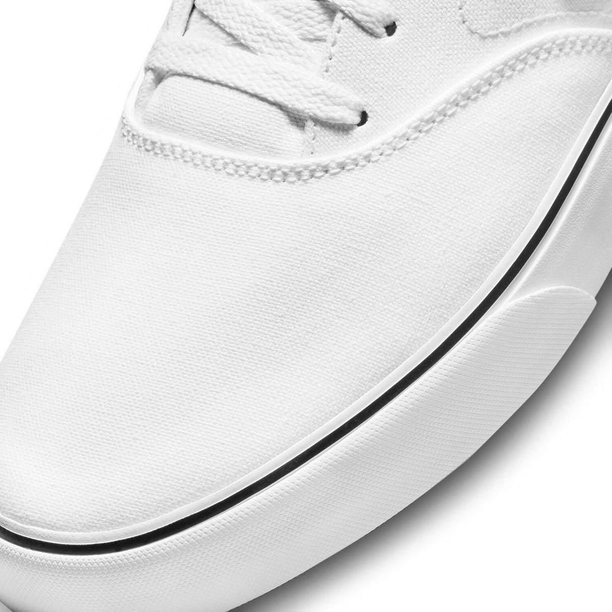 Nike SB Chron 2 Canvas Skate Shoes - White/Black-White