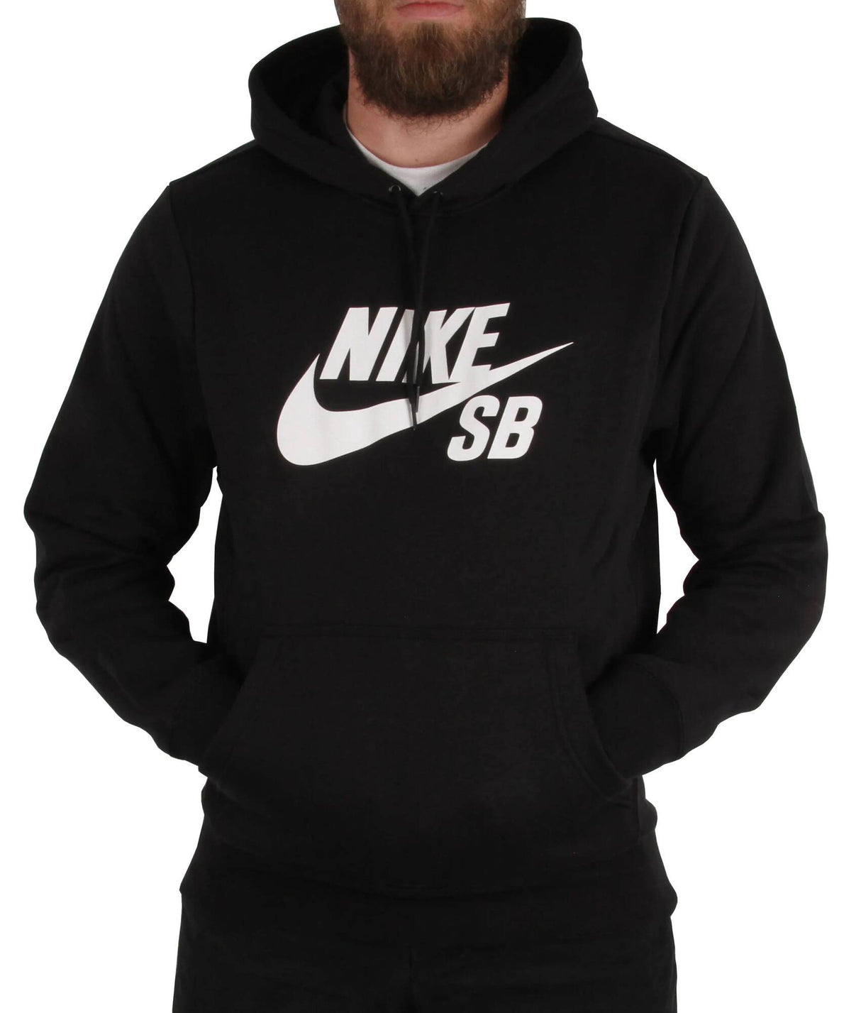 Nike SB Icon Hoodie - Black/White