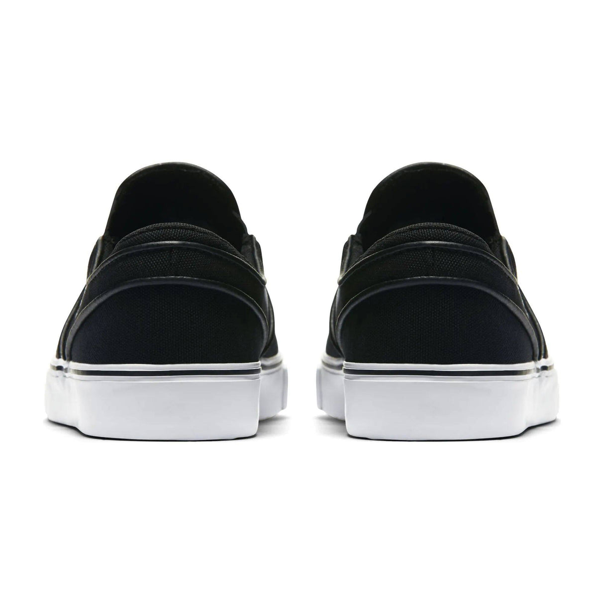 Nike SB Stefan Janoski Canvas Slip-On (GS) Kids Skate Shoes - Black/White
