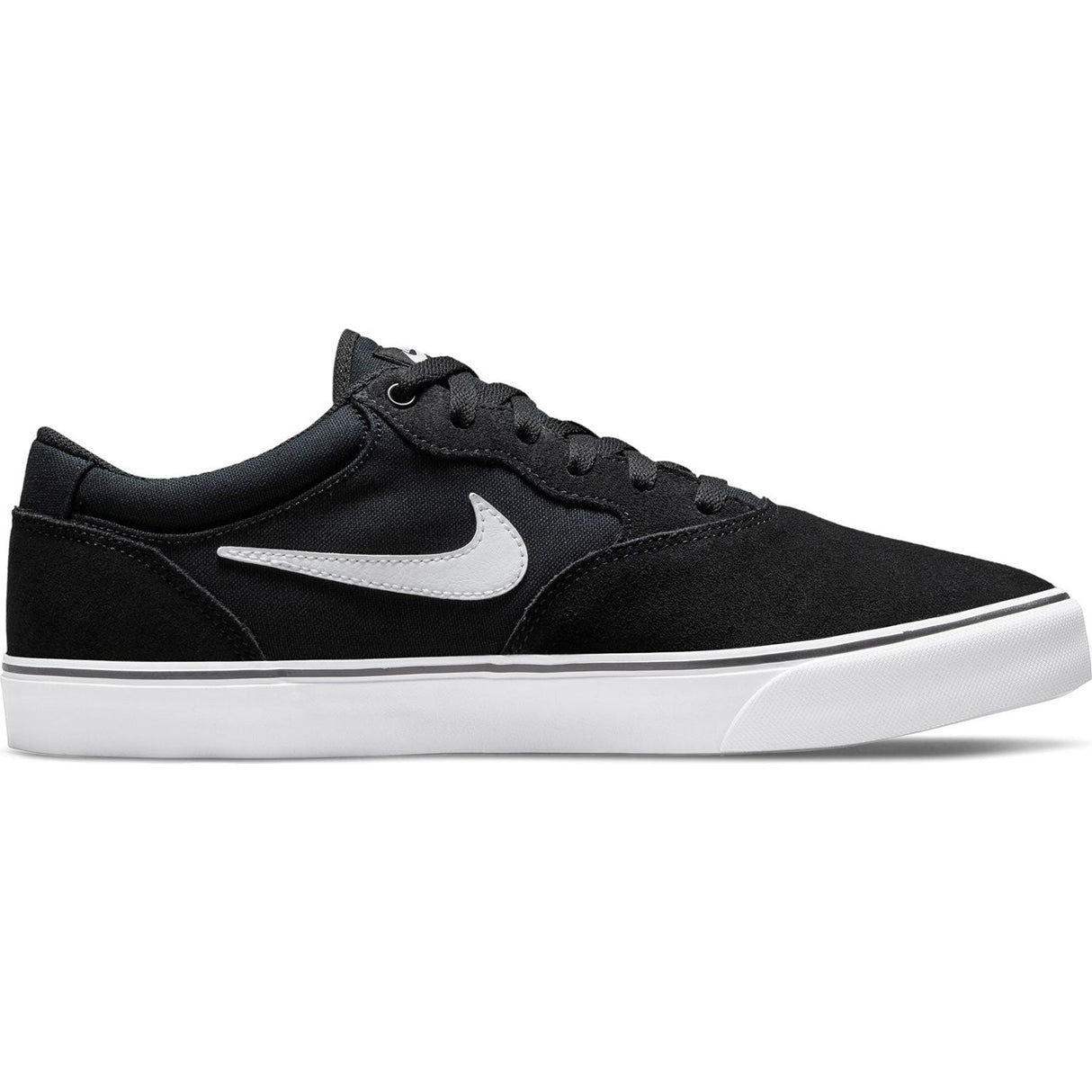 Nike SB Chron 2 Skate Shoes - Black/White-Black
