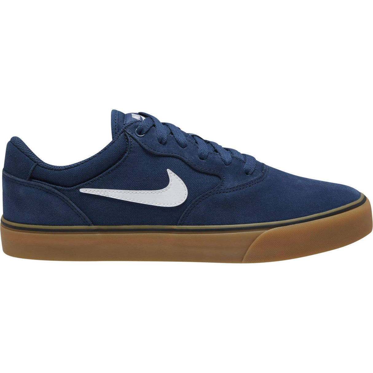 Nike SB Chron 2 Skate Shoes - Navy/White-Navy-Gum Light Brown