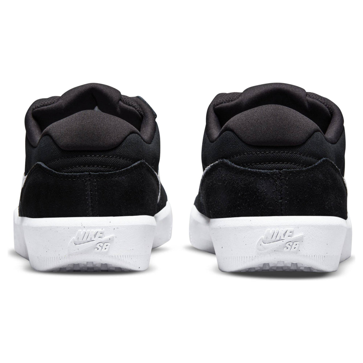 Nike SB Force 58 Skate Shoes - Black/White-Black