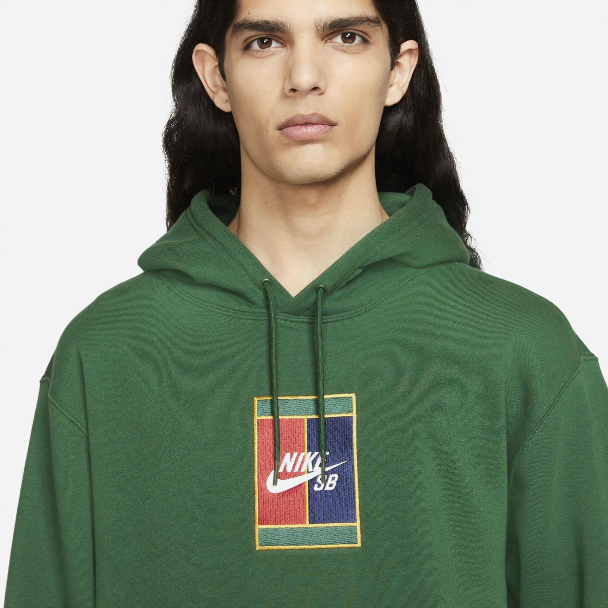 Nike SB GFX Graphic Hoodie - Gorge Green/Midnight Navy