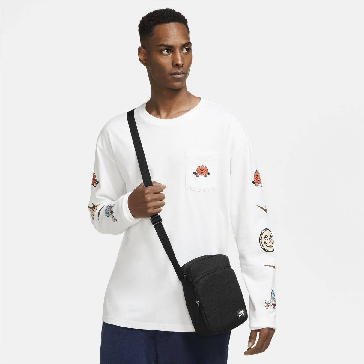 Nike SB Heritage Skate Crossbody Bag - Black/BlackWhite