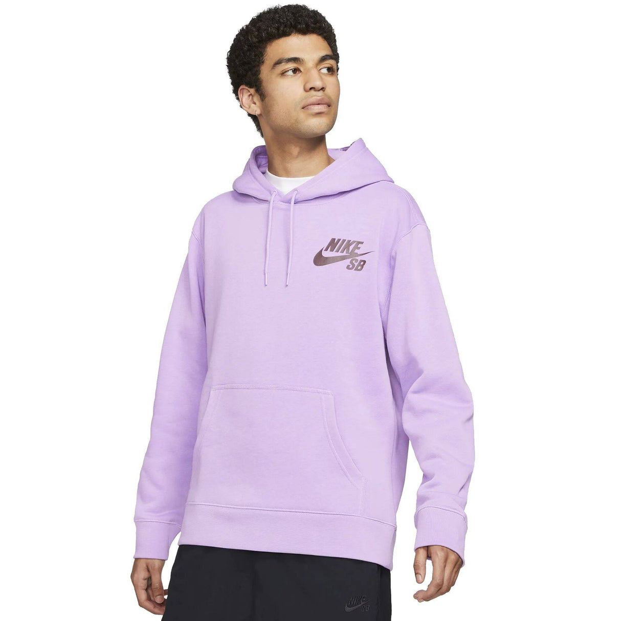 Nike SB Icon Essential Hoodie - Violet Star/Dark Wine