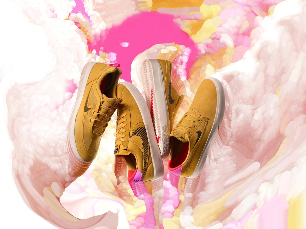 Nike SB Shane T Skate Shoes - Pollen/Black-Pink Blast