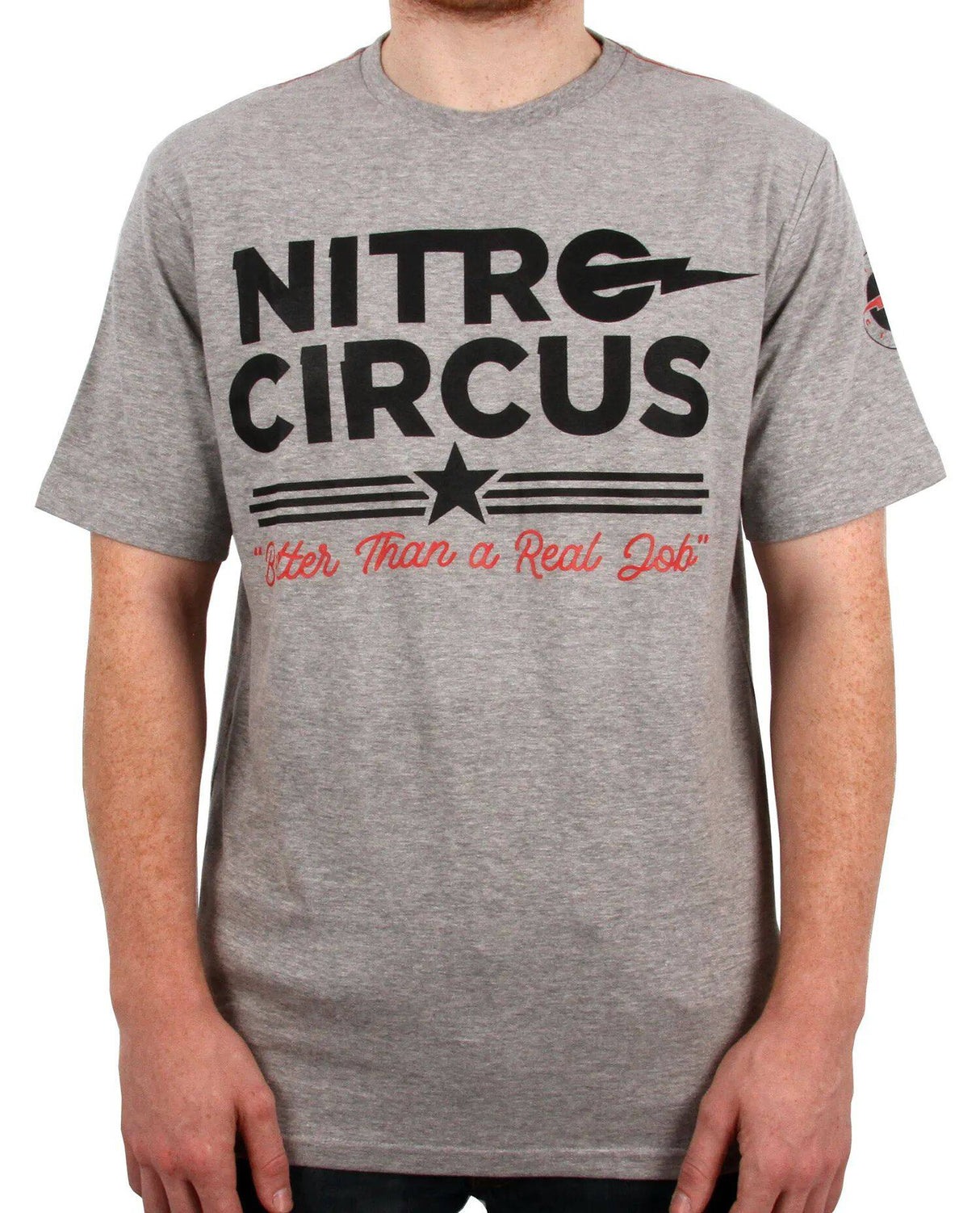 Nitro Circus U.S. Barmy T Shirt - Heather Grey