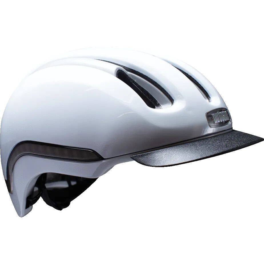Nutcase Vio MIPS LED Helmet - Blanco Gloss