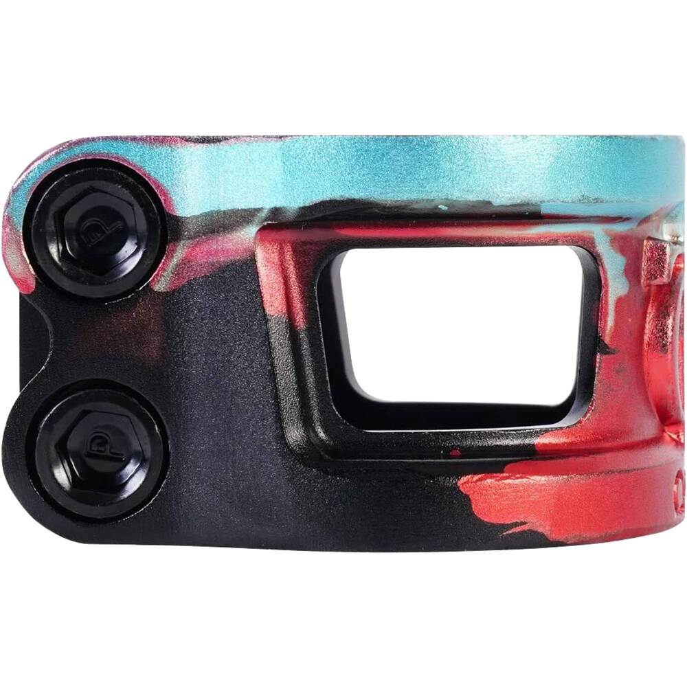 Oath Cage V2 HIC/IHC Scooter Collar Clamp - Black/Teal/Red