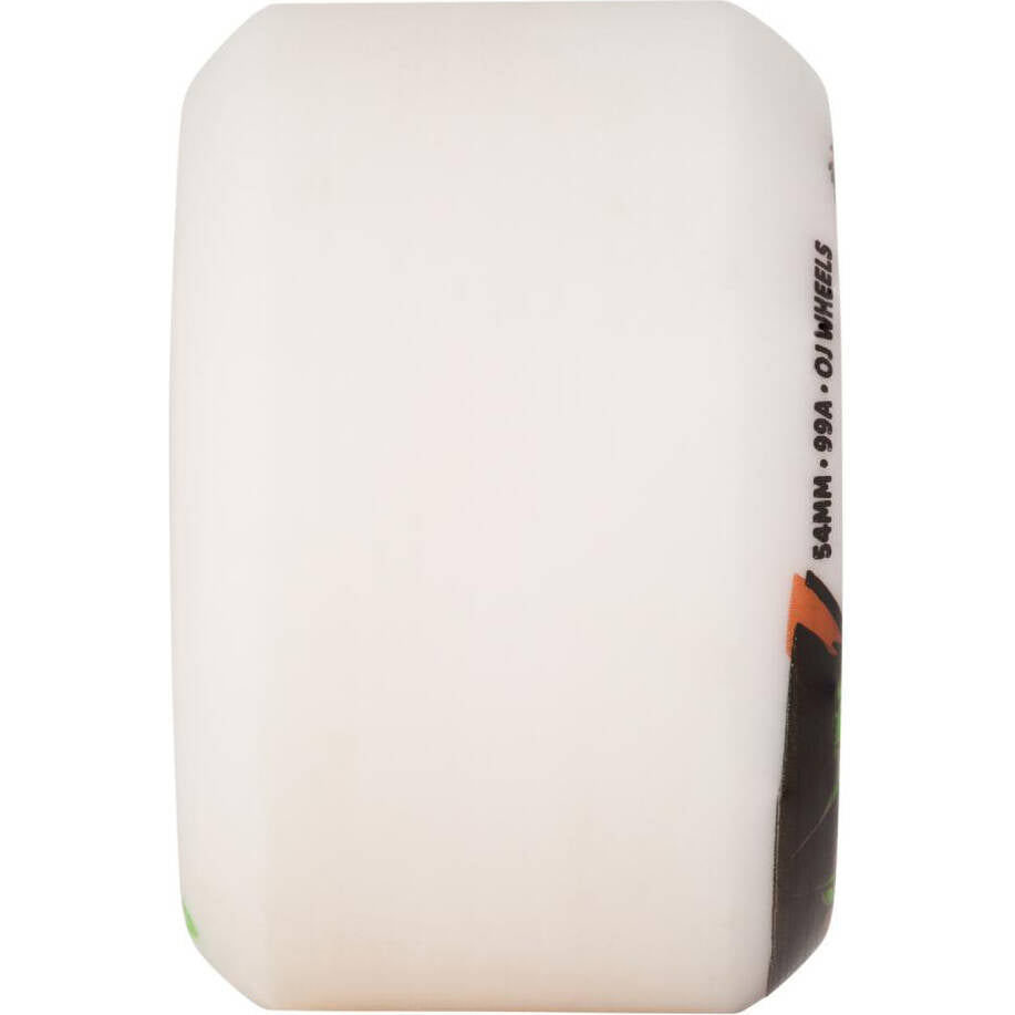 OJ Vianna TamTam Elite Hardline 99a Skateboard Wheels - White 54mm