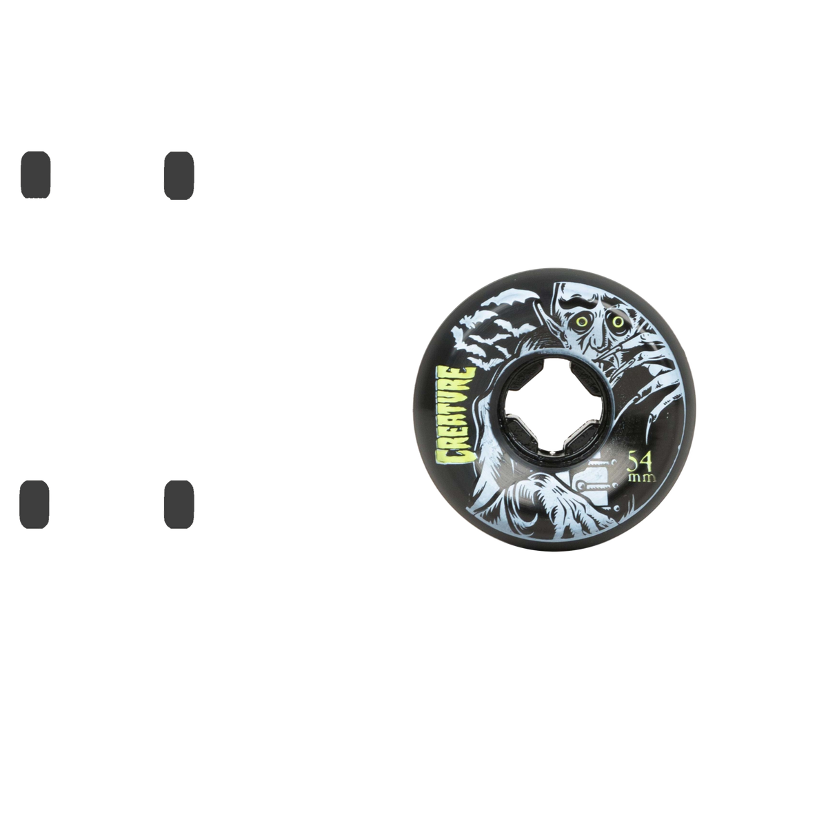 OJ Coffin Box Bloodsuckers Skateboard Wheels - White 54mm