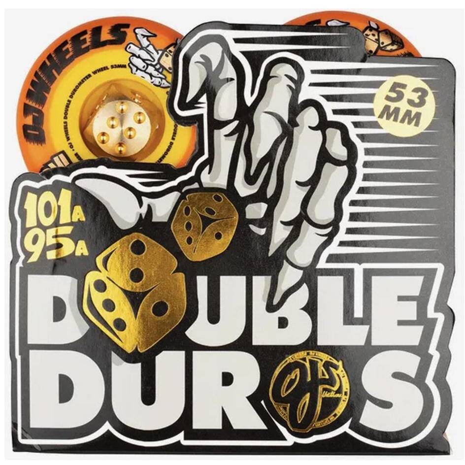 OJ Double Duro Mini Combo Skateboard Wheels - Orange 58mm