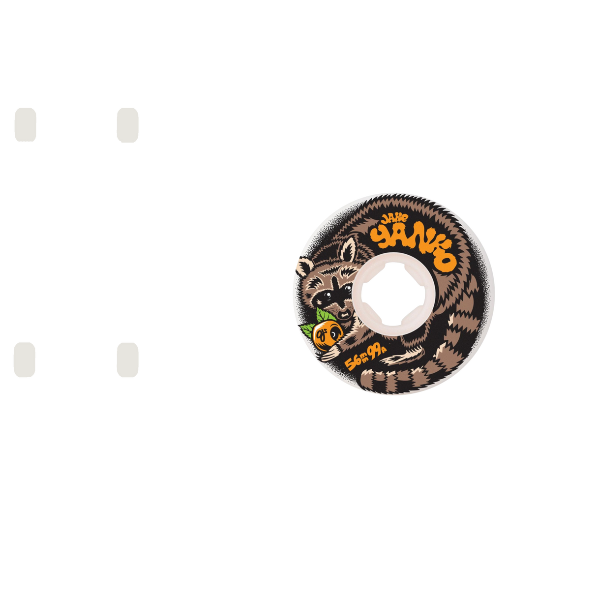 OJ Elite Chubbies Jake Yanko Night Panda Skateboard Wheels - Multi 56mm