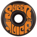 OJ Super Juice Skateboard Wheels - Black 60mm