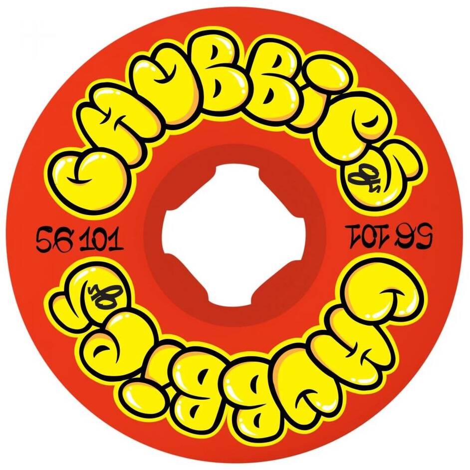OJ Throw Ups Chubbies Skateboard Wheels - Red 56mm