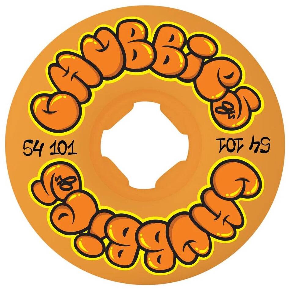 OJ Throw Ups Chubbies Skateboard Wheels - Citrus 54mm