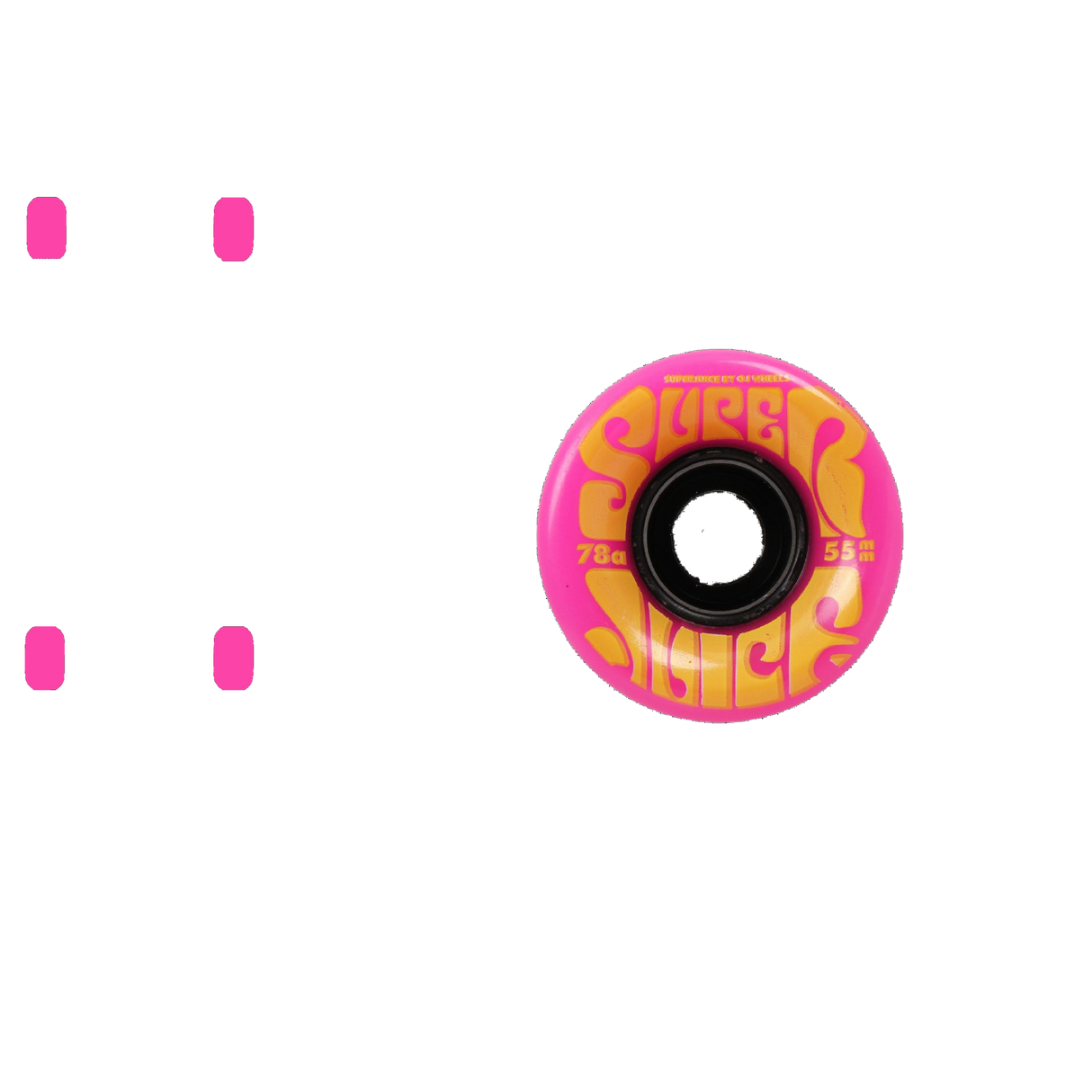 OJ Mini Super Juice 78a Skateboard Wheels - Pink 55mm