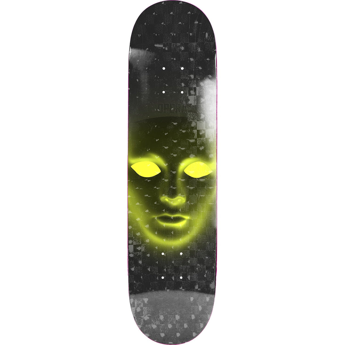 Opera Face Skateboard Deck - Holographic Black 8"