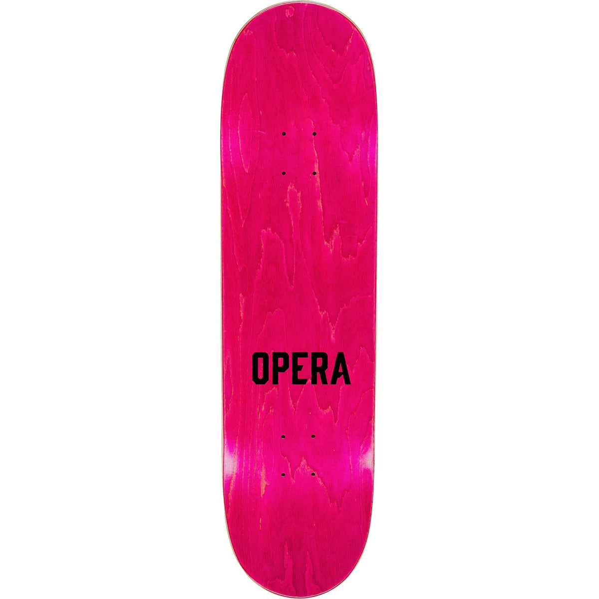 Opera Face Skateboard Deck - Holographic White 8.5"