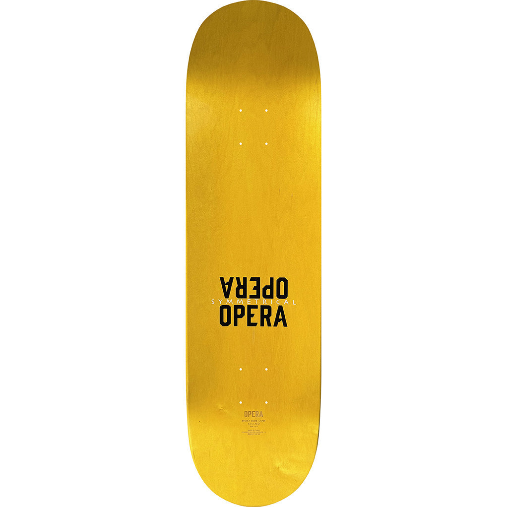Opera Transition Symmetrical Skateboard Deck - Purple/Black 8.5"
