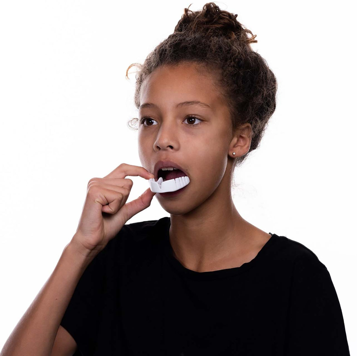 OPRO Snap-Fit Junior Mouth Guards - White