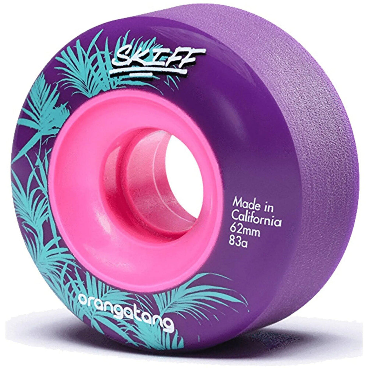 Orangatang Skiff Slasher 62mm Longboard Wheels (Pack Of 4) - Purple 83a