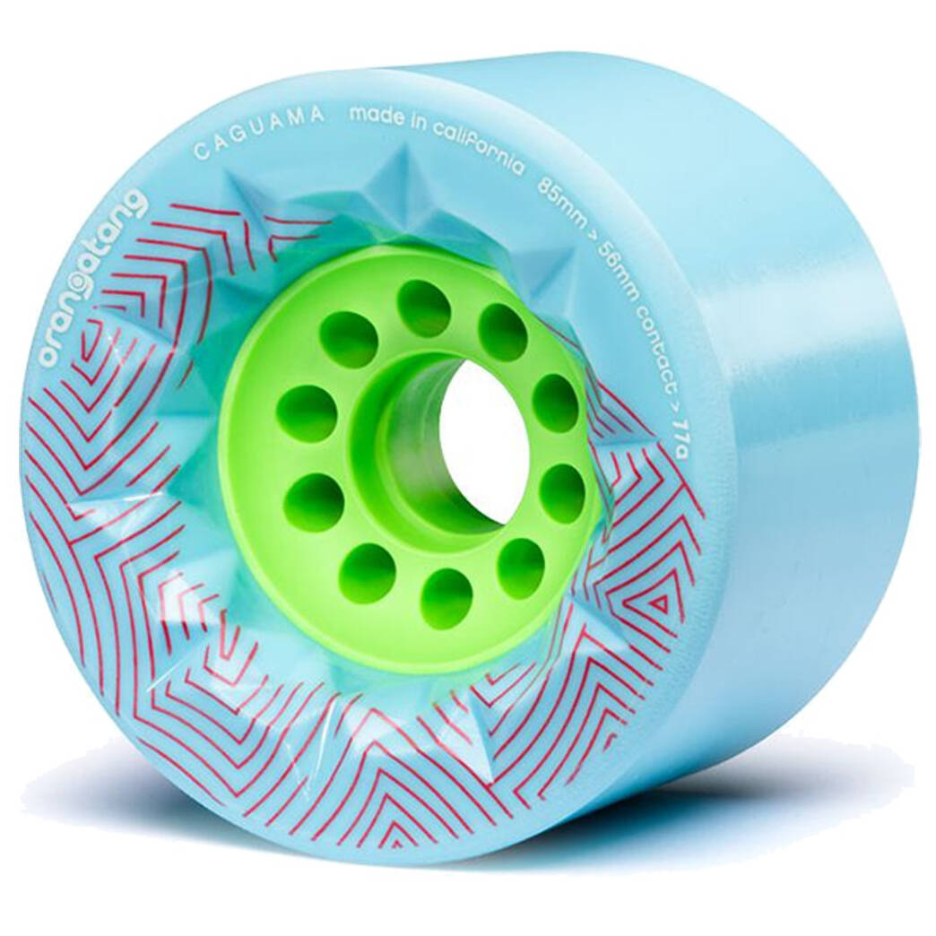 Orangatang Caguama 85mm Longboard Wheels - Blue 77a (Pack of 4)