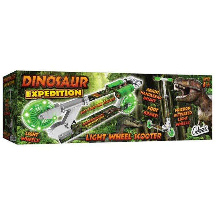 Ozbozz Scooter Light Up Wheels - Dinosaur