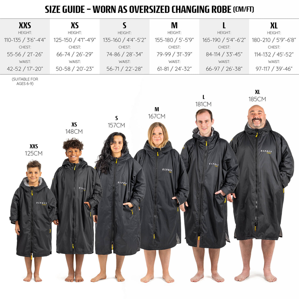Osprey Changing Robe - Black