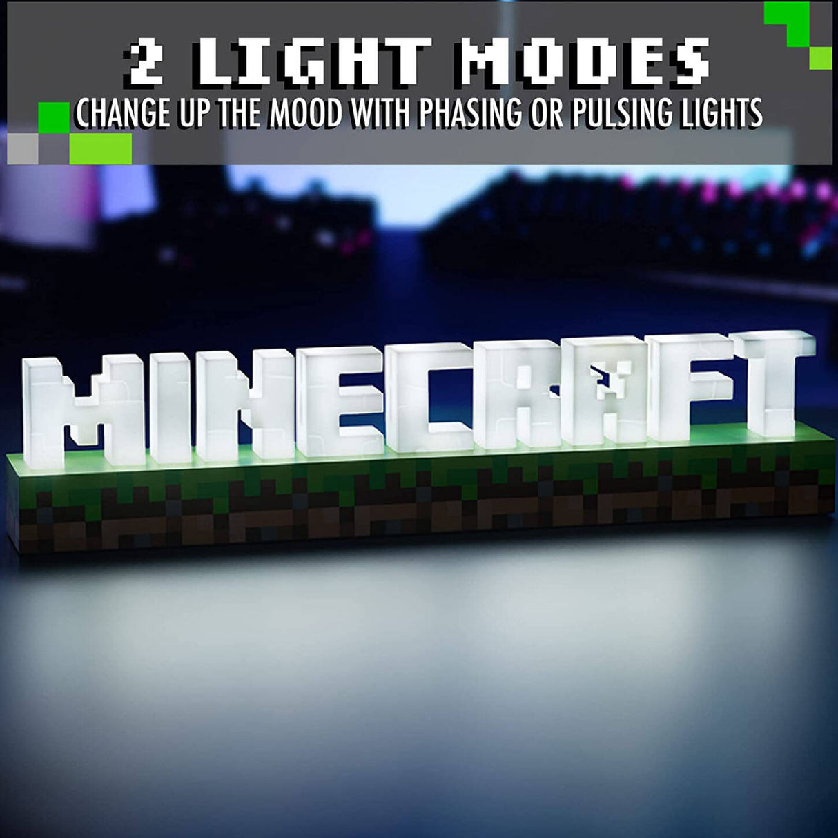 Paladone Minecraft Logo Light