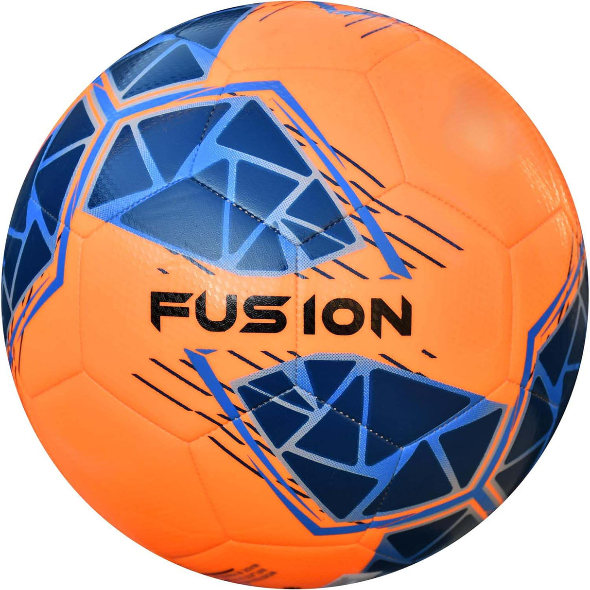 Precision Fusion FIFA Basic Training Size 5 Football - Fluo Orange/Blue/Royal/Grey