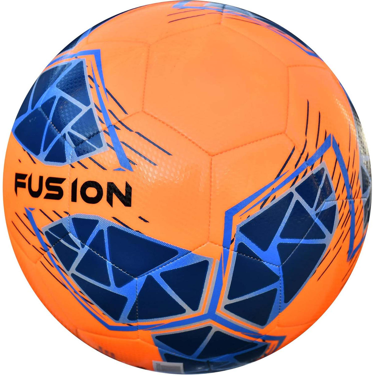 Precision Fusion FIFA Basic Training Size 5 Football - Fluo Orange/Blue/Royal/Grey