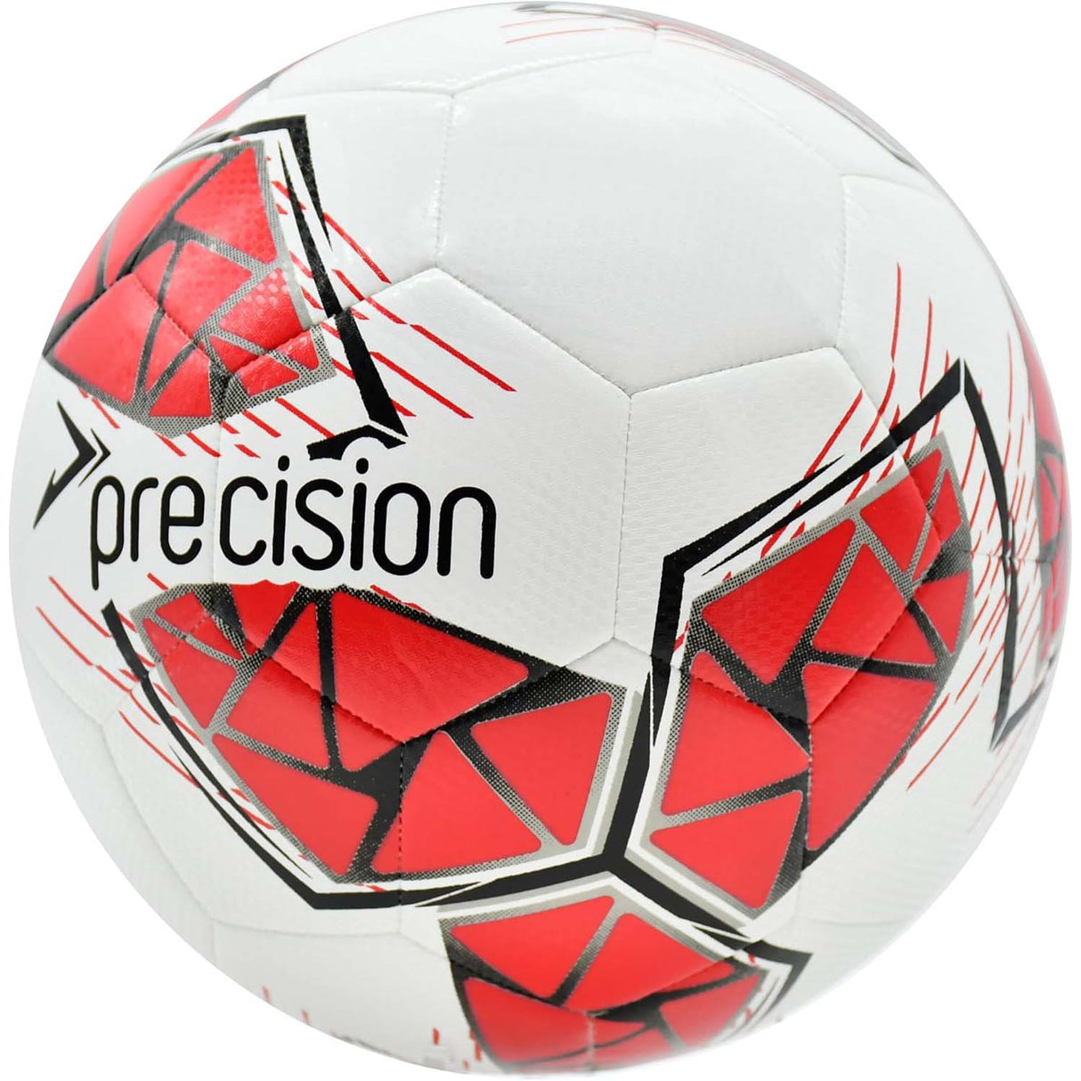 Precision Fusion FIFA Basic Training Size 5 Football - White/Red/Grey/Black