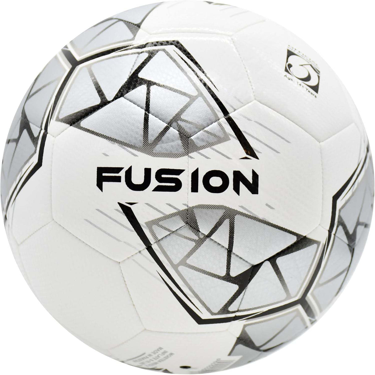 Precision Fusion FIFA Basic Training Size 5 Football - White/Silver/Black/White