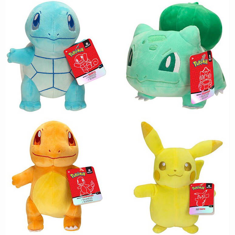 Bandai Pokémon Monochrome Plush (Random)