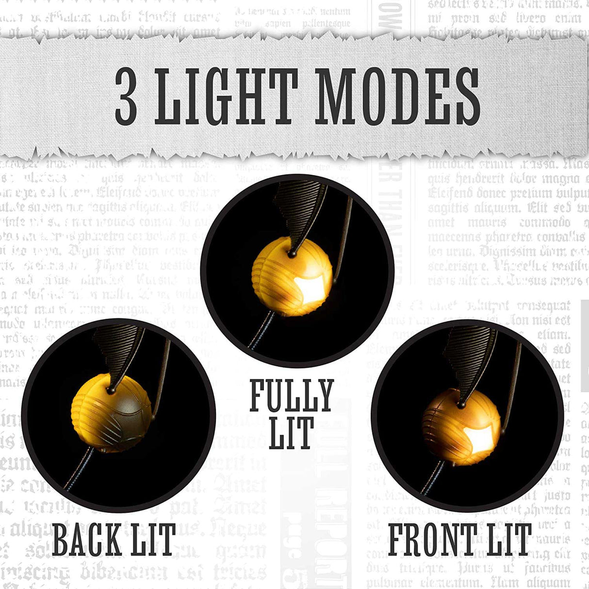 Paladone Harry Potter - Golden Snitch Light Clip