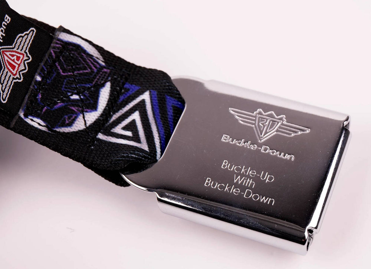 Buckle-Down Black Panther Belt