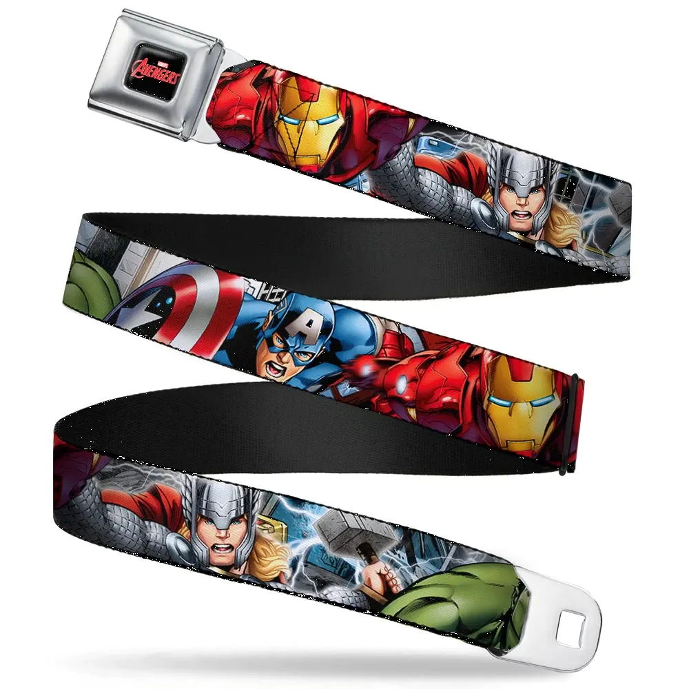 Buckle-Down Marvel Avengers Superhero Poses Belt