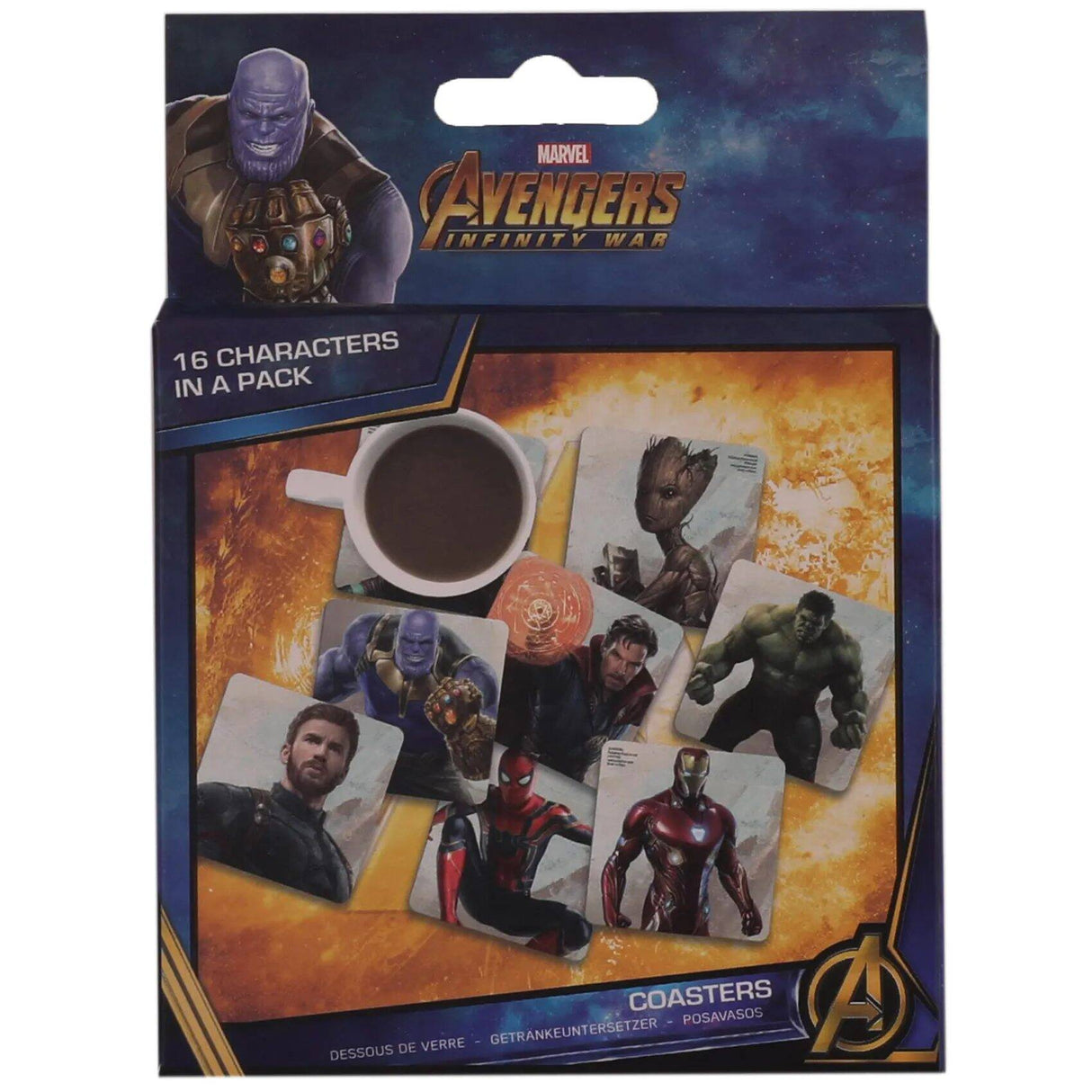 Marvel Infinity War Lenticular Coasters