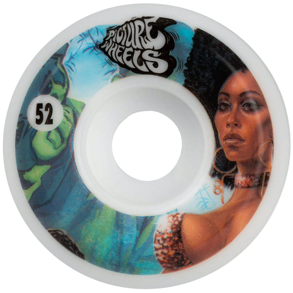 Picture Wheel Co. Kung Fu Drifters Shining Skateboard Wheels - 52mm