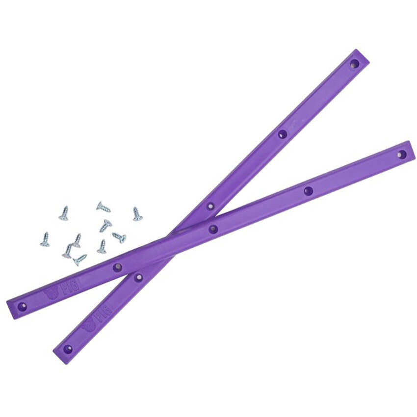 Pig Skateboard Rails - Purple