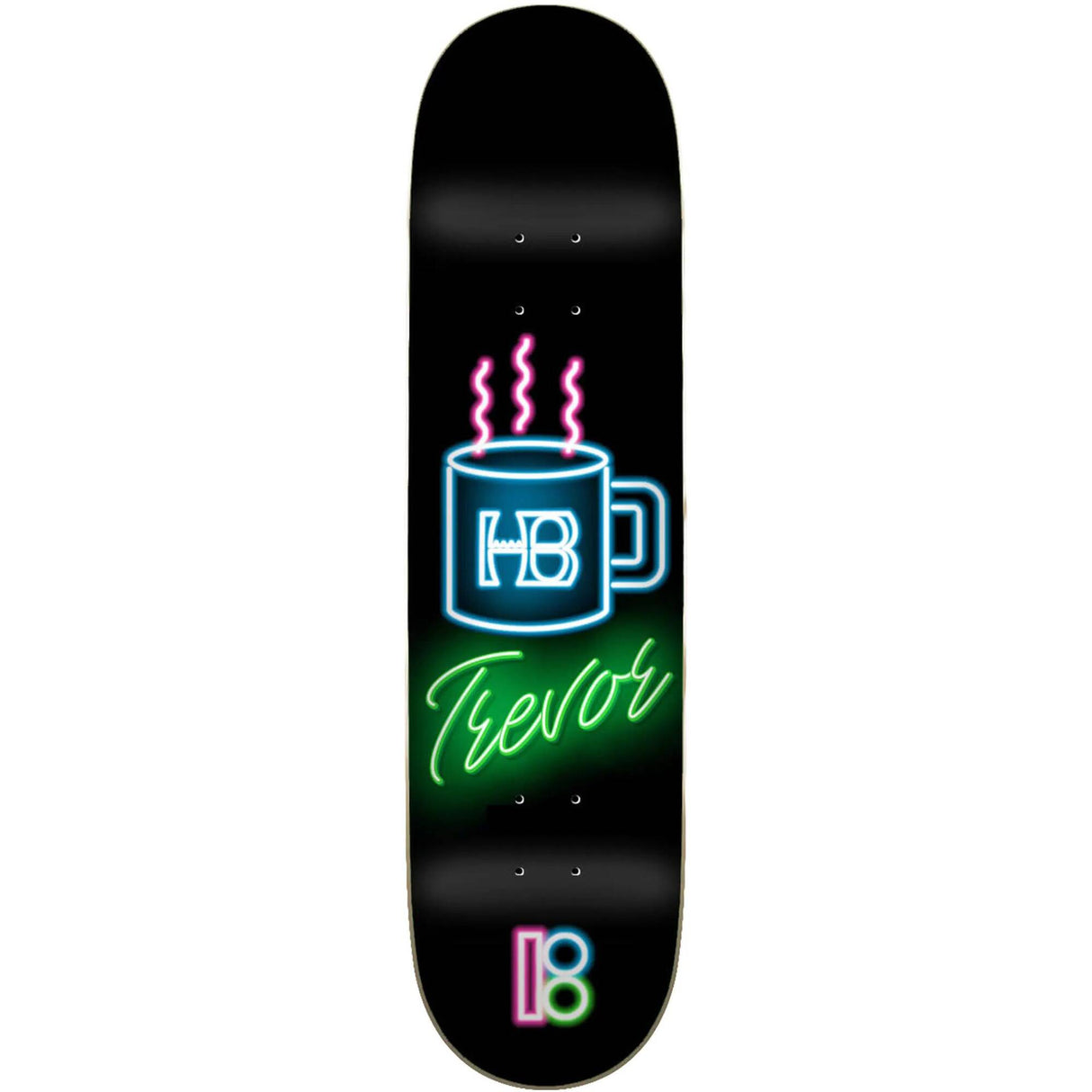 Plan B Trevor Neon Skateboard Deck - 8.125''