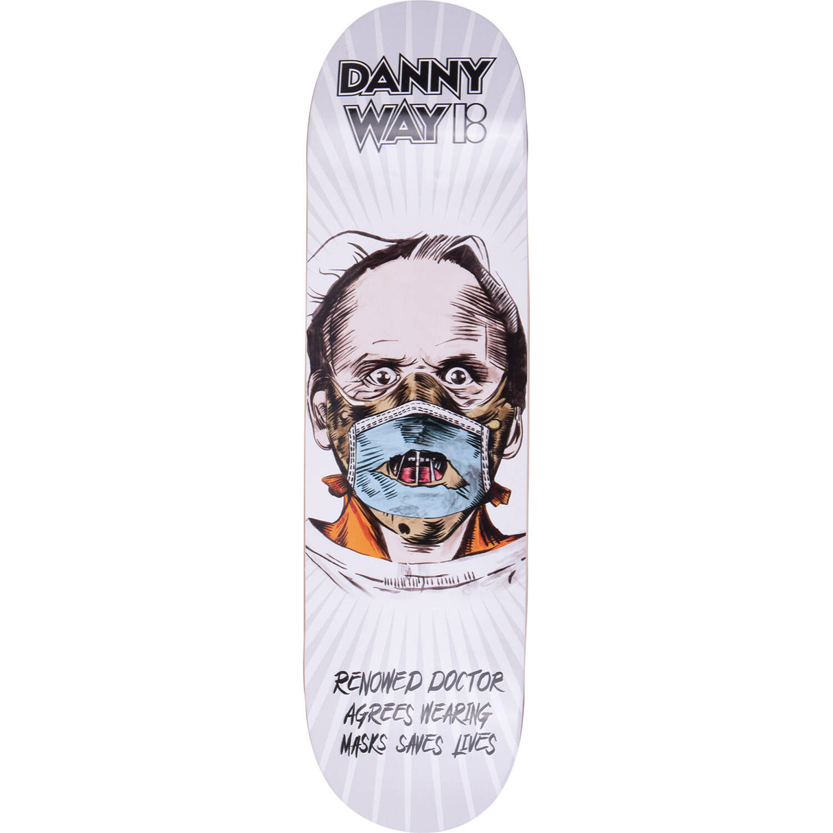 Plan B Mask Skateboard Deck - Way 8.5"
