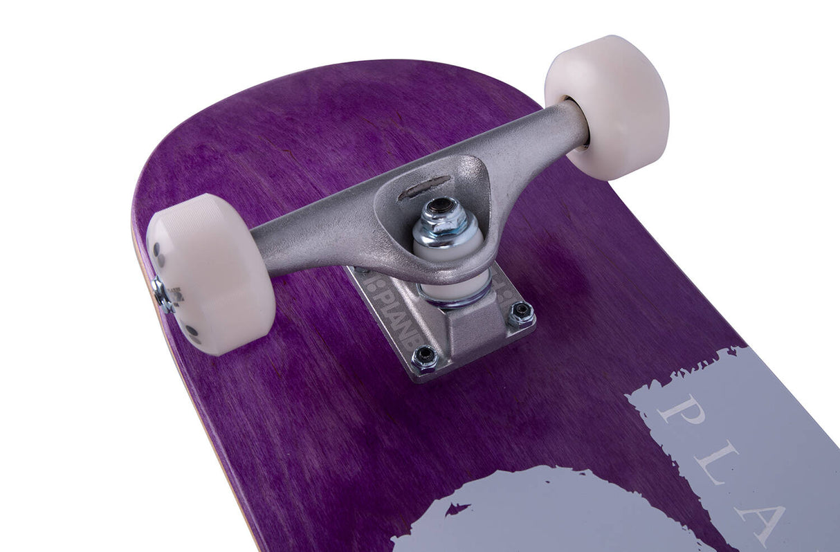 Plan B Rough Original Complete Skateboard - Purple 8"