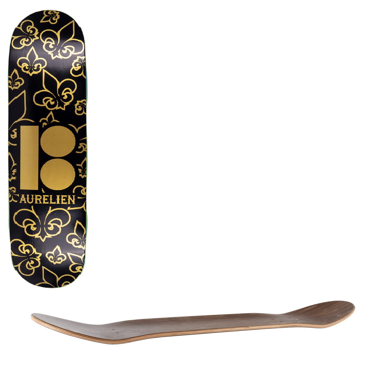 Plan B Symbols Skateboard Deck - Giraud Fleur De Lis 8"