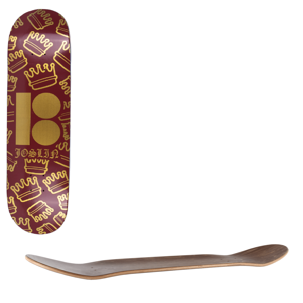 Plan B Symbols Skateboard Deck - Joslin Crowns 8"